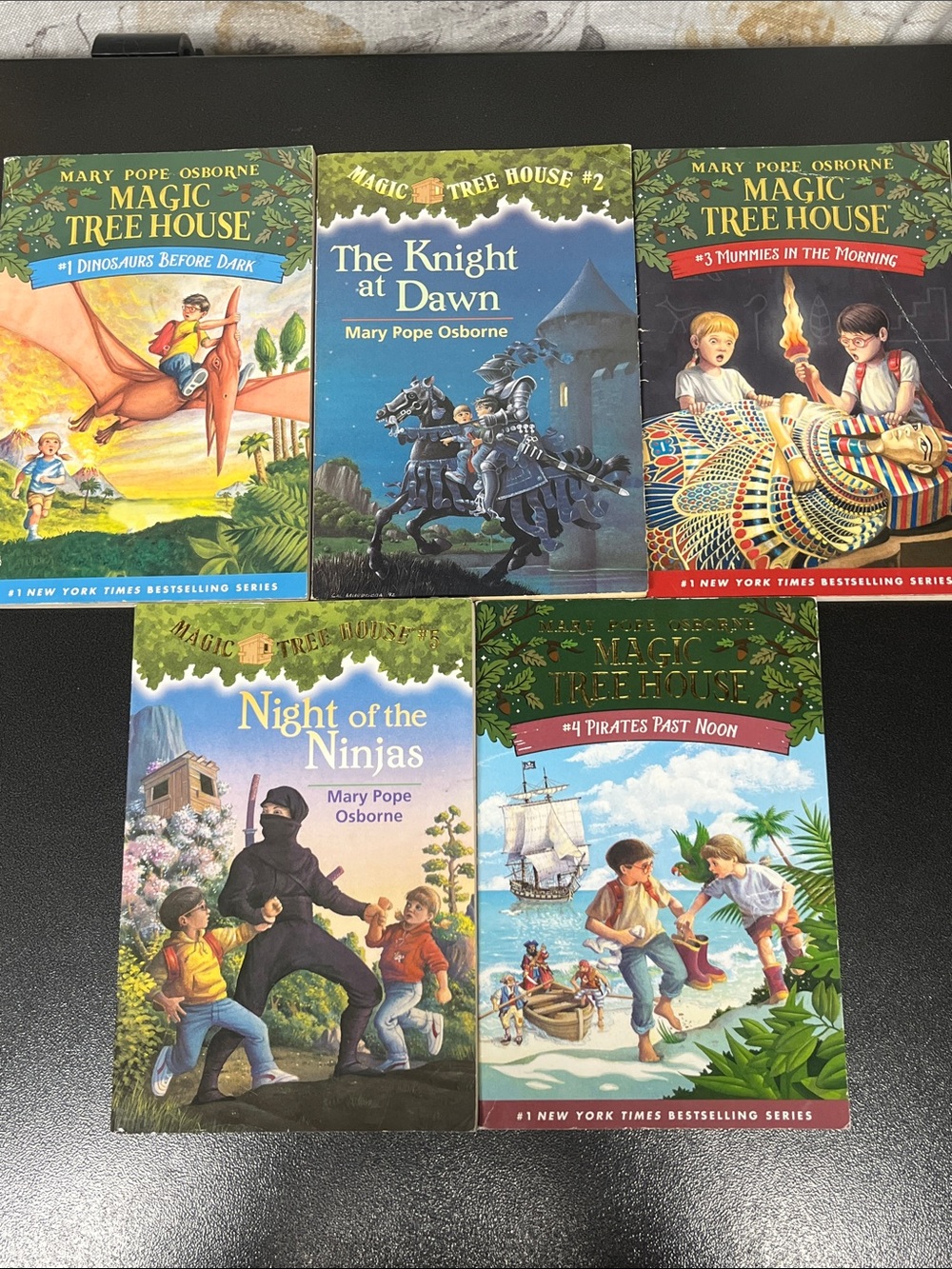 Magic Tree House 5-Book Kids Adventure Set Books 1-5 Vintage and Newer